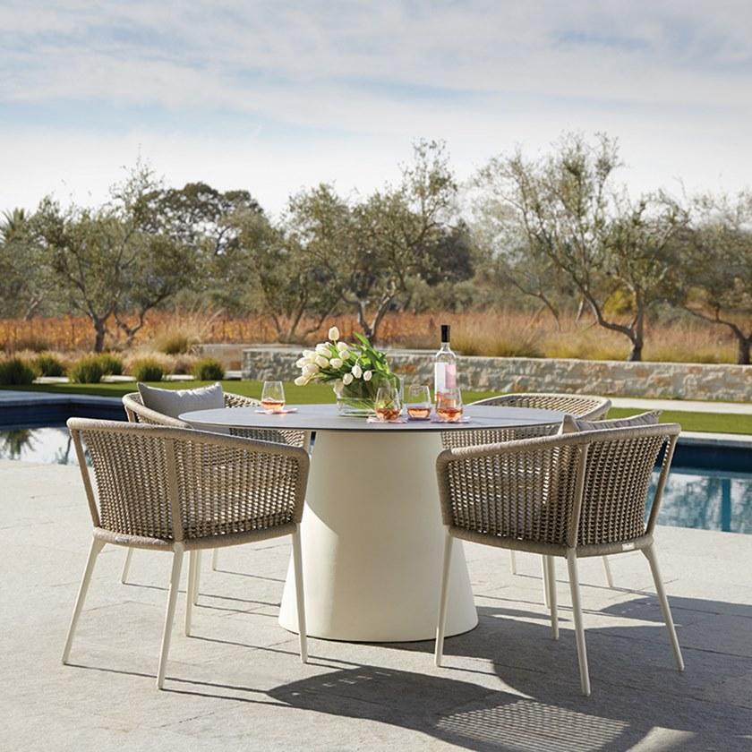 JANUS et Cie Стул из морской веревки с подлокотниками Knot sun-id-1478007 - Вид №7