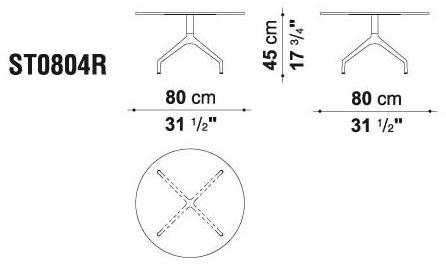 B&B Italia Project Круглый журнальный столик на контракт Sina sun-id-1437129 - Вид №1