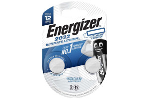 16166290 Батарейки Ultimate Lithium CR2032 2 шт/бл 7638900423006 Energizer