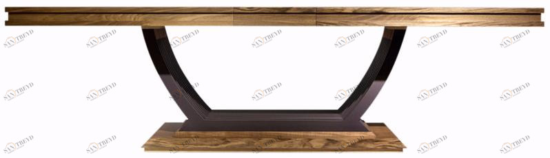 Mobi Прямоугольный деревянный обеденный стол Chocolate sun-id-1397631