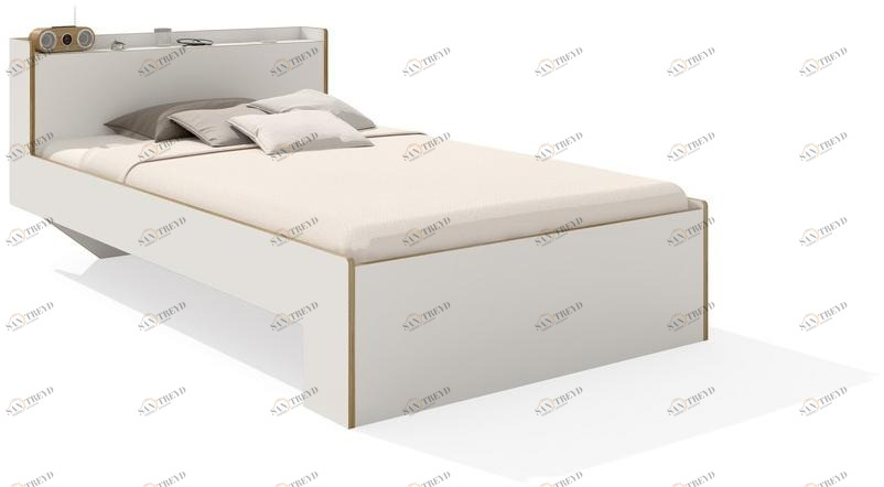 Müller Small Living Деревянная кровать с изголовьем для хранения  Nk-100 / nk-100-at 
