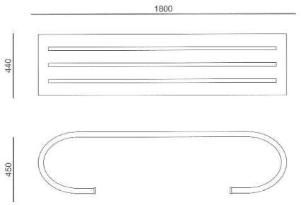 SPECIAL WOOD Скамейка из гнутого ламинированного дерева sun-id-1350824 - Вид №2