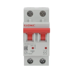 Автоматический выключатель DKC YON MD63 2P C16 А 6 кА