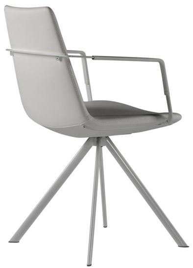 B&T Design Кожаное кресло на эстакаде с подлокотниками Pera sun-id-1419064 - Вид №2