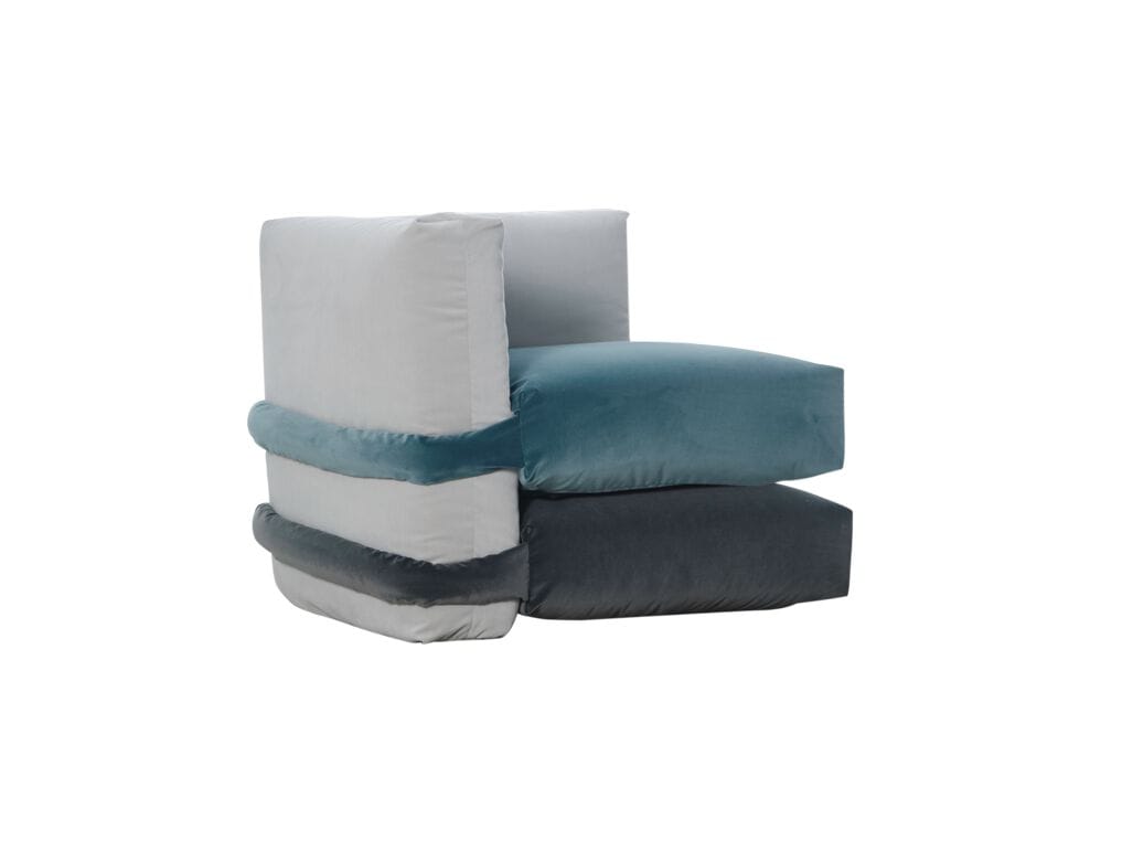 Модульный бархатный диван BD Barcelona PILLOW VELVET ARCH-00002067 - Вид №3