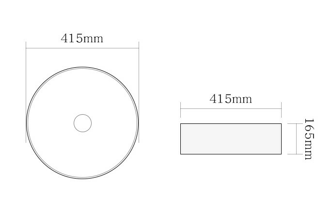 Раковина чаша SL-1057MB SANTILINE  - Вид №1