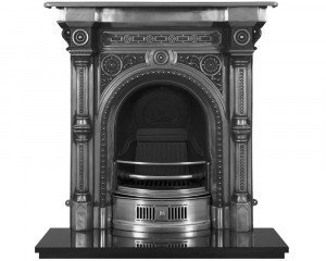RX063 Комбинированный камин из чугуна из твида Сarronheating