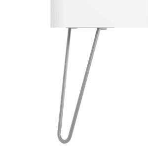 24715 SALGAR Комплект из 2 ножек UNIIQ CHROME 300 мм