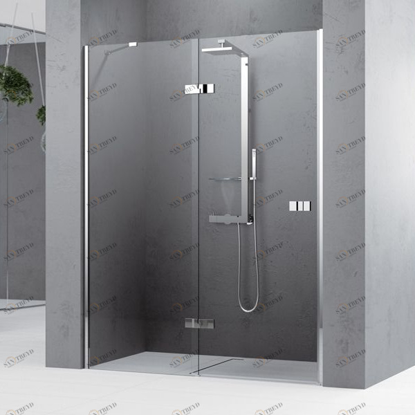 Novellini. Двери в нишу 140 см 2P с профилем GALA 1 GALA12P140S1KGALA12P140D1K