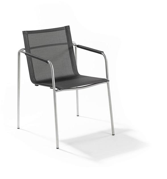 FISCHER MÖBEL Штабелируемый садовый стул с подлокотниками Taku sun-id-1410361 - Вид №4