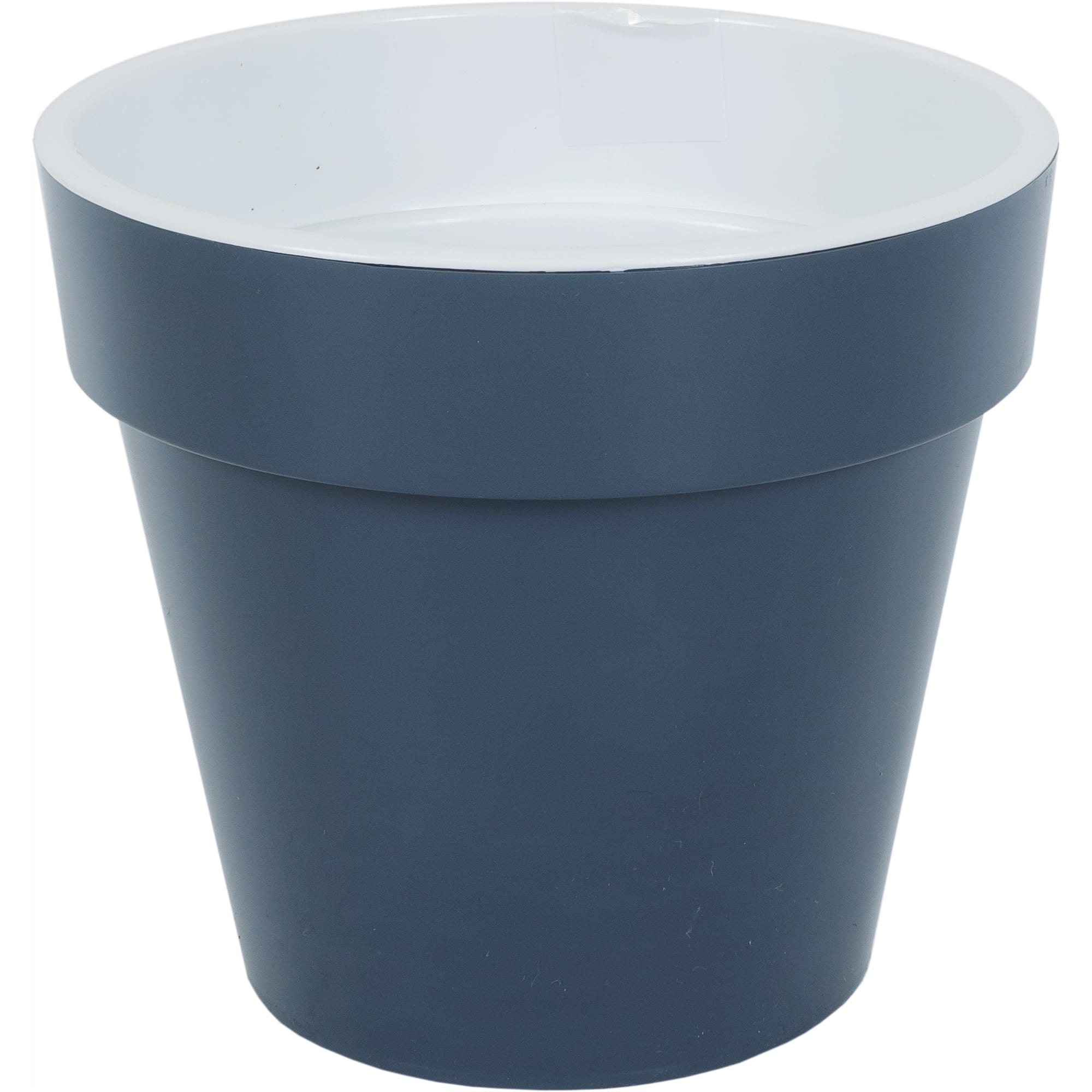 82116246 Кашпо ø17.5 h16 см v2.4 л пластик тёмно-серый Порто Santreyd