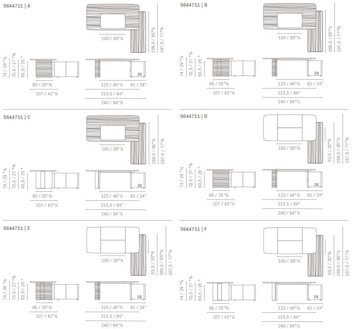 Poltrona Frau Прямоугольный кожаный письменный стол со встроенной полкой L'ufficio - sistemi direzionali 5644711 - Вид №3