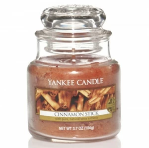 Свеча маленькая в стеклянной банке "Коричная палочка" Cinnamon Stick 104гр 25-45 часов YANKEE CANDLE  267902 Коричневый