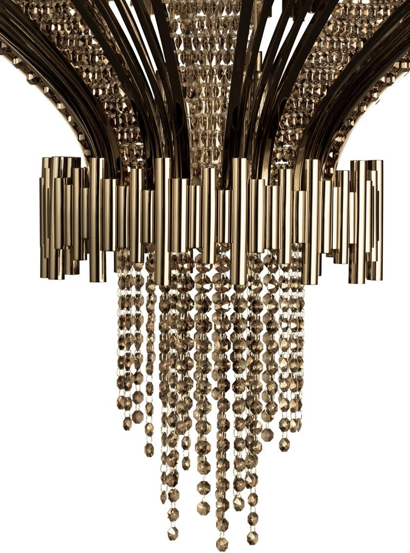 LUXXU Потолочный светильник из латуни с кристаллами swarovski® Scala sun-id-1462942 - Вид №3