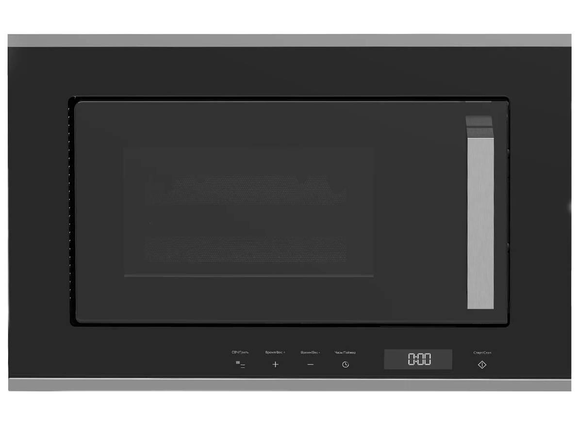 9102002 Встраиваемая микроволновая печь LEX BIMO 20.07 IX черный STDN-0026086