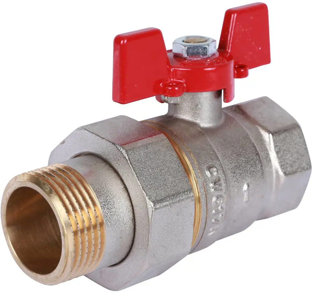 98250707 Кран шаровый Rommer RBV-0005-0510225 1" внутренний-наружный STLM-0607369