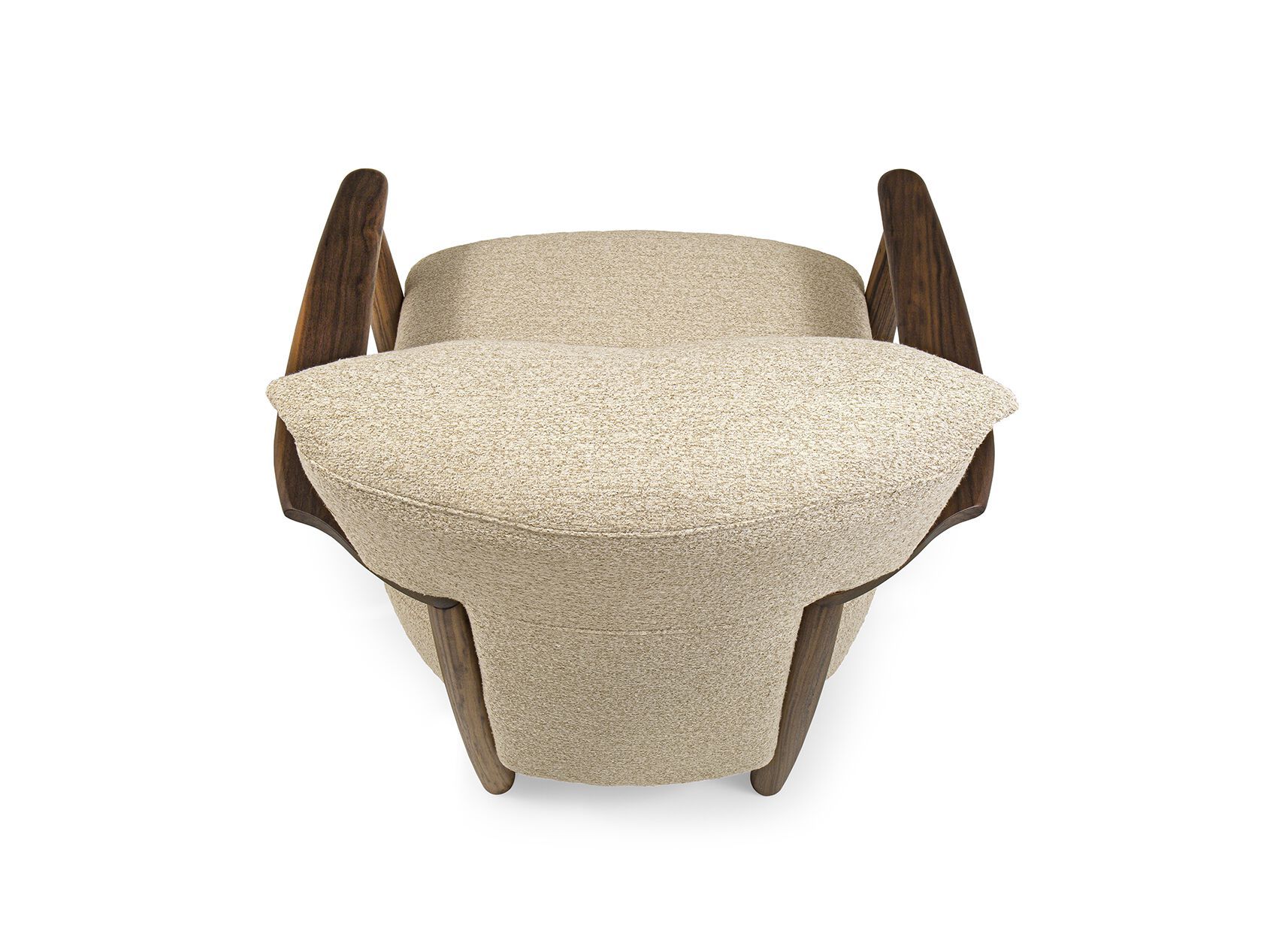 Тканевое кресло с подлокотниками Borzalino LISA ARCH-00046252 - Вид №1