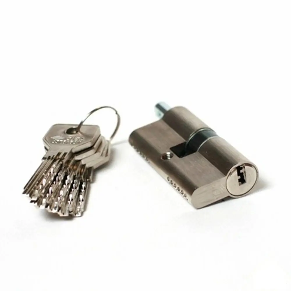 Цилиндр Cisa Asix, 35x35 мм, ключ-вертушка хром, 5 ключей STLM-2128127