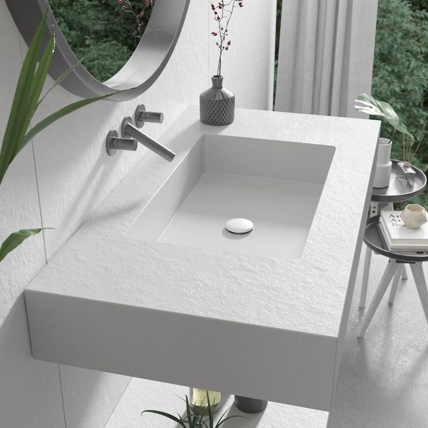 Подвесная раковина настенная овальная Acquabella Infinity белая sun-id-1405193 - Вид №1