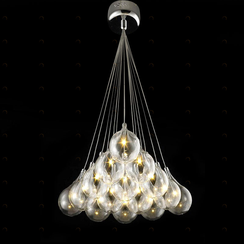 Подвесной светильник Grape 15B от Delight Collection MD2508/15B DELIGHT COLLECTION ДИЗАЙНЕРСКИЕ 243722 Прозрачный;хром 