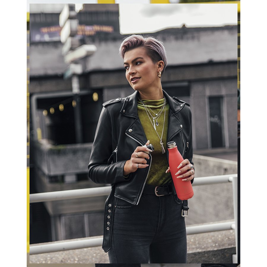 Термос 500 мл розовый Pastel Coral CHILLY'S BOTTLES ДИЗАЙНЕРСКИЕ 00-3948022 Красный  - Вид №1