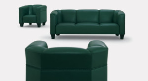 Кожаный диван