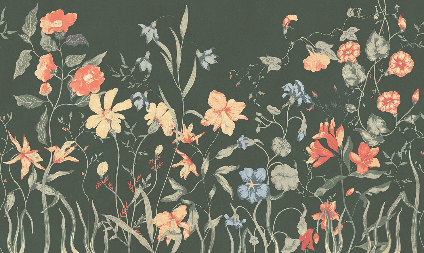 Обои с цветочными мотивами Jannelli&Volpi FLORA ARCH-00100653 - Вид №3