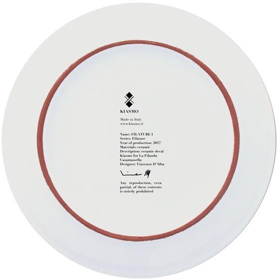 Kiasmo Керамическая тарелка Filature Kfila1 - Вид №2