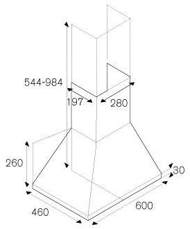 Bertazzoni Настенная вытяжка со встроенным освещением Prima by bertazzoni la germania sun-id-1411587 - Вид №2