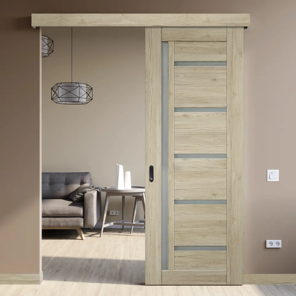 VELLDORIS Межкомнатная дверь Skyline 3 с серым дубом рустик 82656124 STLM-0032925 - Вид №6