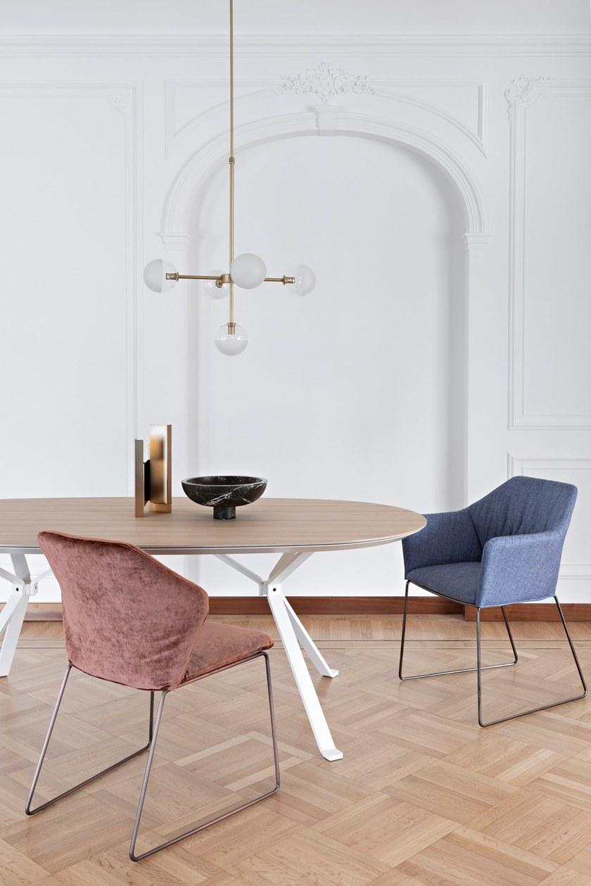 Saba Italia Стул с обивкой и подлокотниками New york sun-id-1385624 - Вид №5