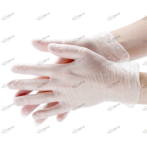 Перчатки виниловые Размер M (упаковка 50 пар) Santreyd 6702