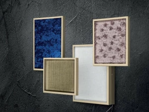 Euroluce Lampadari Светодиодный настенный светильник из стекла и ткани