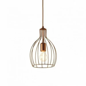 Подвесной светильник Ideal Lux Ampolla-2 SP1 Rame IDEAL LUX AMPOLLA 276468 Медь