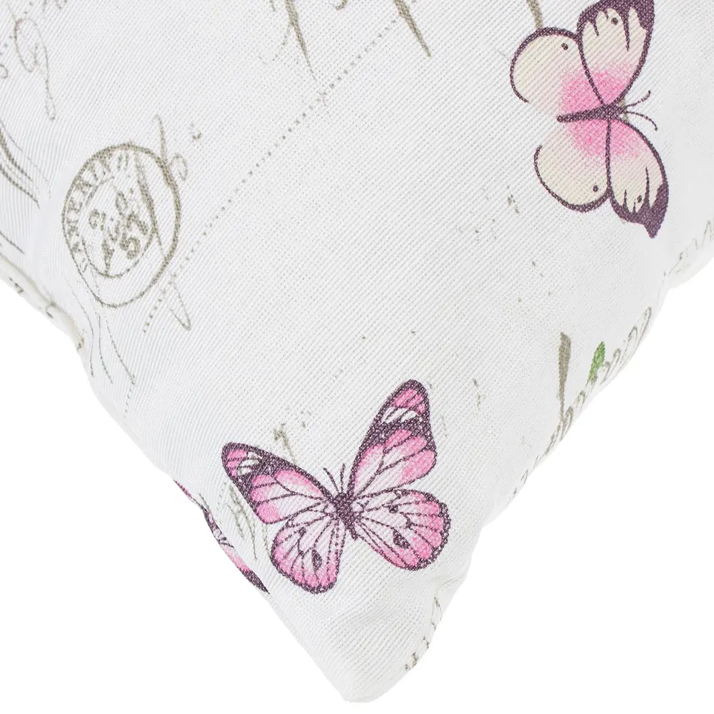 Подушка декоративная «Бабочки» 40х40 см цвет розовый Altali STLM-2105914 - Вид №2