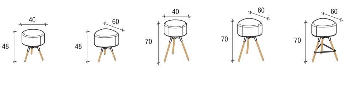 Низкая ткань мягкий стул Sesta блог ARCH-00089428 - Вид №2