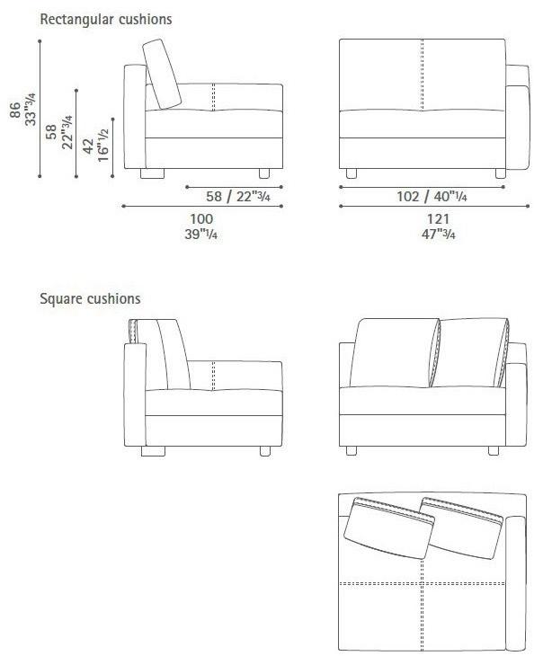 Poltrona Frau Модульный диван La collezione - divani e poltrone sun-id-1459157 - Вид №27