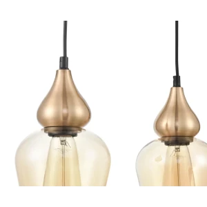 98293313 Светильник подвесной VELE LUCE VL5564P13 Simone 3 лампы цвет золотой STLM-0912805
