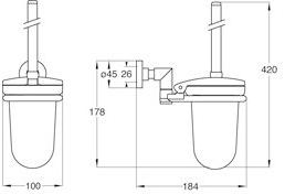 Emco Bad Ершик для унитаза настенный Eposa sun-id-1438714 - Вид №4