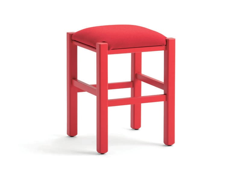 Низкий мягкий стул из бука Palma деревенский ARCH-00149487 - Вид №5