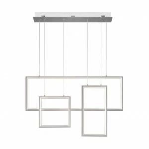 Подвесной светильник светодиодный Direct 90178/3 сатин-никель EUROSVET ДИЗАЙНЕРСКИЕ, DIRECT 00-3890057 Никель