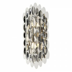 Светильник настенный серебристый темный Delight Collection W68067-2 Smoke DELIGHT COLLECTION  00-3882861 Серебро