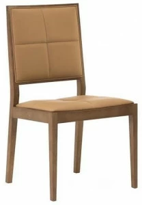 Andreu World Стул из бука с обивкой Manila Si2035