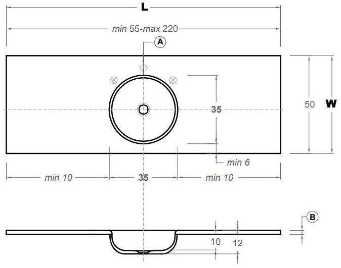 Накладная раковина на столешницу  овальная Inbani Prime sun-id-1418872 - Вид №1
