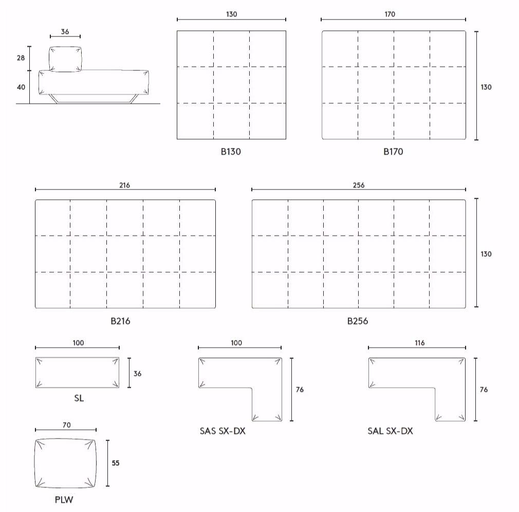 ALBEDO Секционный угловой диван из нубука sun-id-1409999 - Вид №3