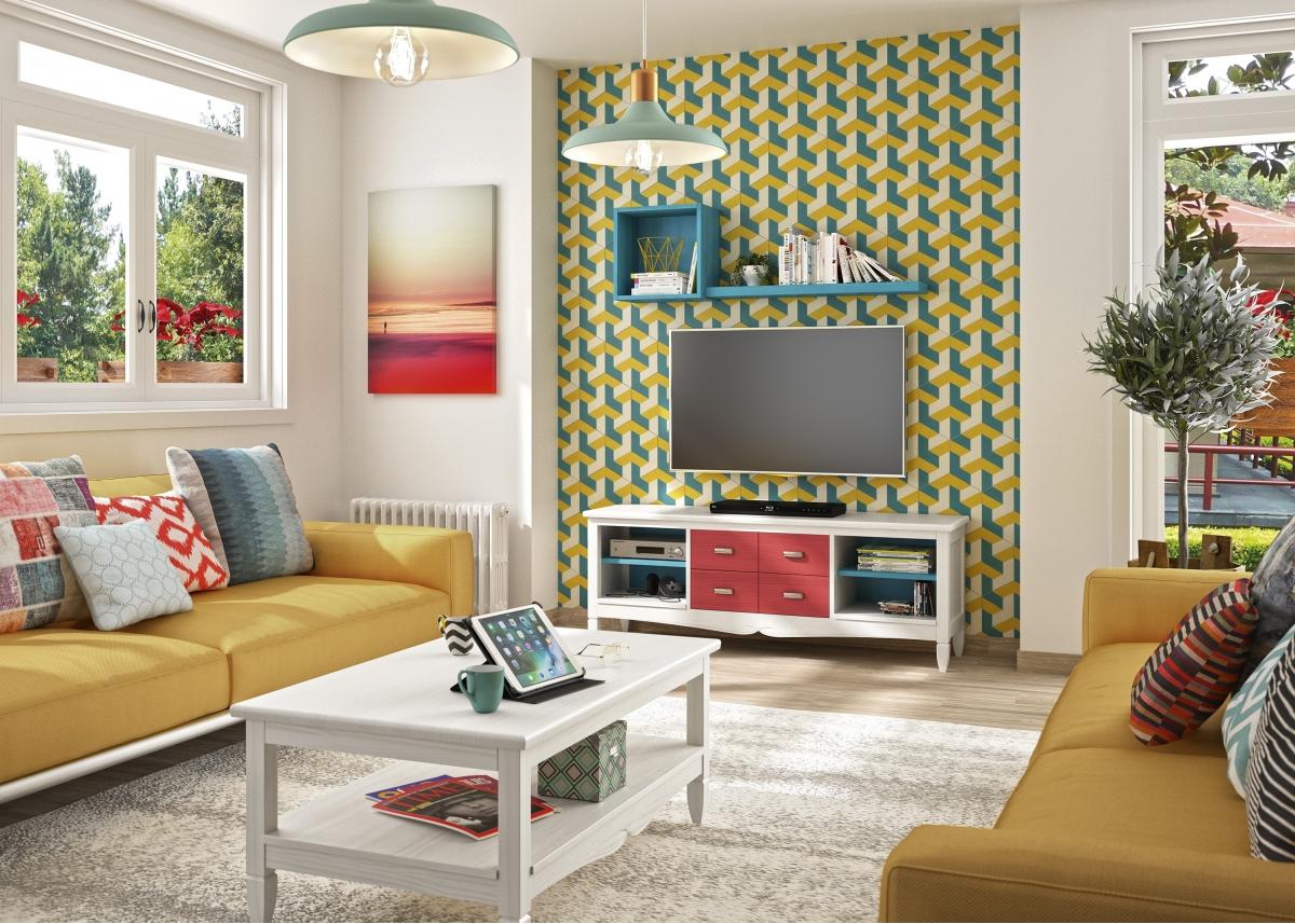 090625 Тумба под ТВ 153 см Grupo Seys Amberes Santreyd 