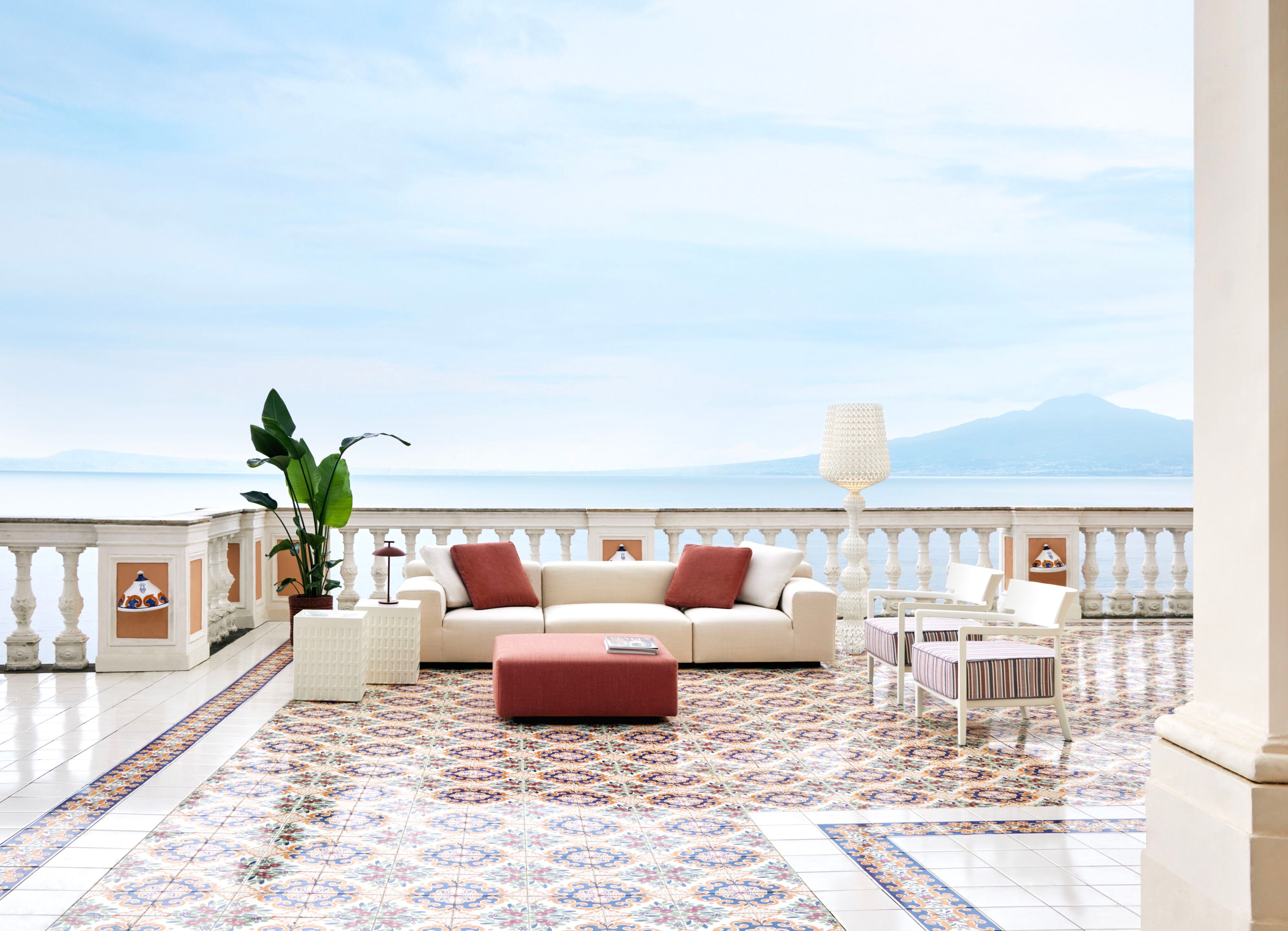 Съемное кресло из поликарбоната и ткани с подлокотниками Kartell CARA ARCH-00152115 - Вид №9