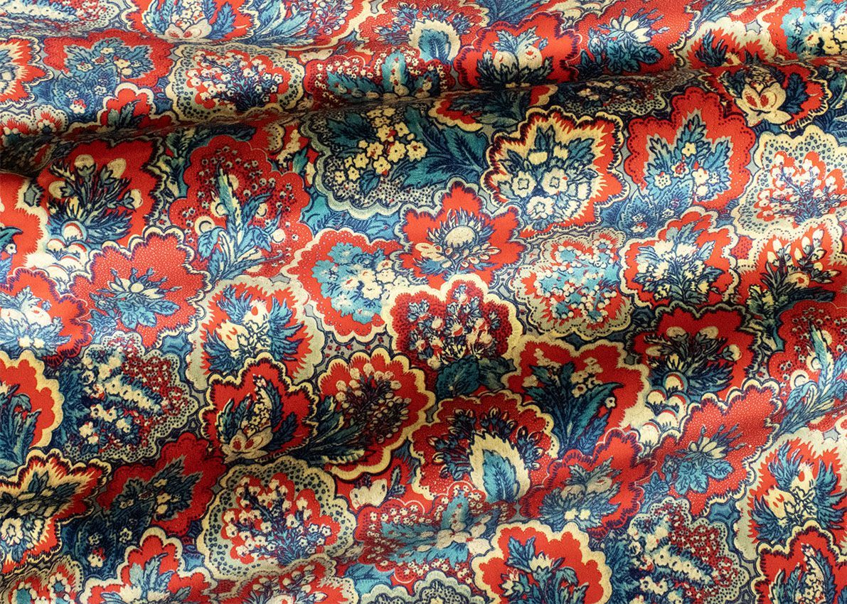 Обивочная ткань с цветочным рисунком Jannelli&Volpi СП GRANDE CORNICHE FABRICS ARCH-00015640 - Вид №3