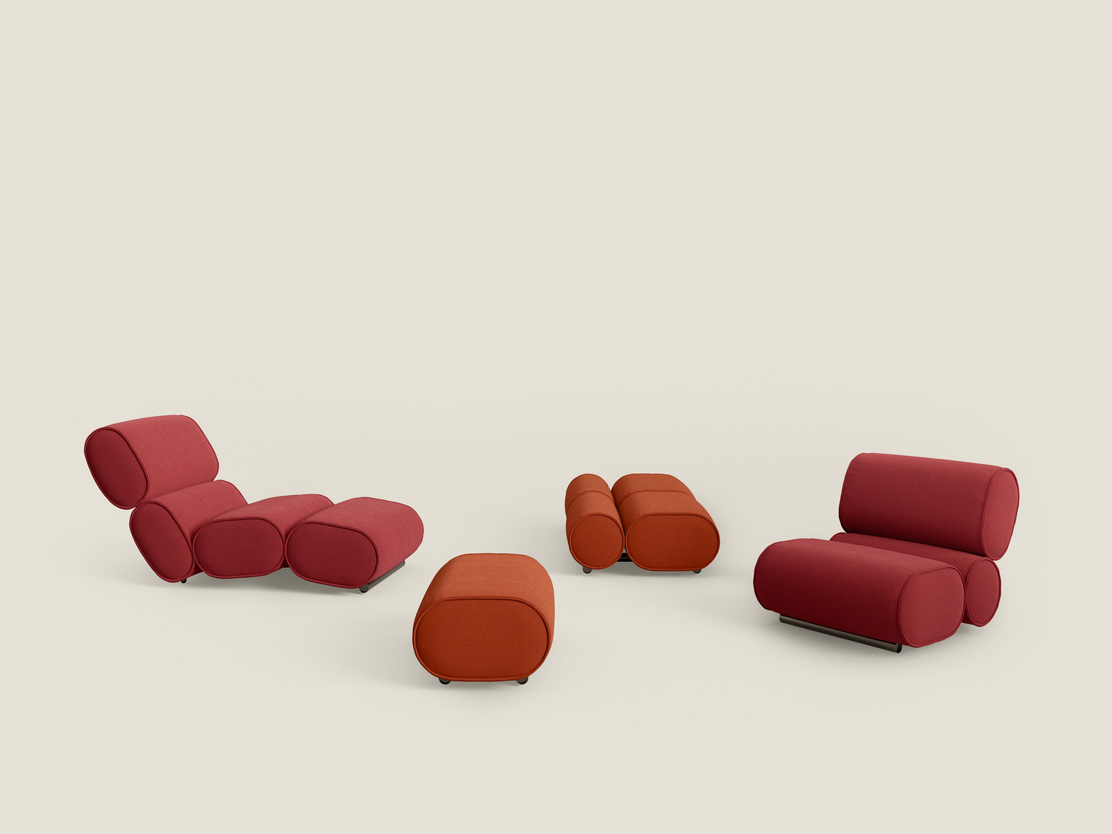 Шезлонг из ткани Desalto Roller ARCH-00037404 - Вид №3