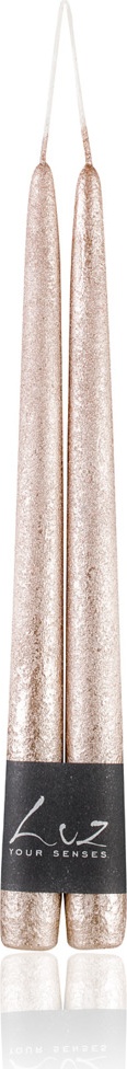 10629118 Luz your senses Набор свечей Luz your senses "Рустик" 30см, 2 шт (золото шампань) Парафин 